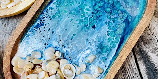 Ocean Resin Wood Trays primary image