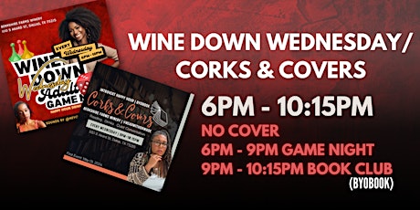 Wine Down Wednesday - Adult Game Night + Silent Book Club