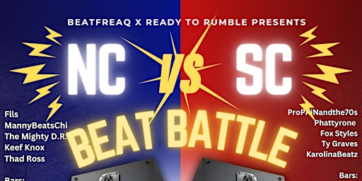 Imagen principal de NC vs SC Beat Battle Vol 1.
