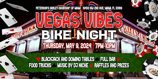 Imagem principal do evento Vegas Vibes Bike Night @ Miami Store!