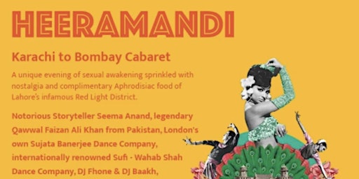 Imagem principal do evento Heeramandi - Dance & Qawwal Food festival