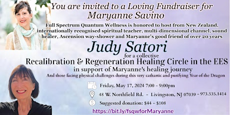 **Fundraiser** Recalibration & Regeneration Healing Circle in the EES