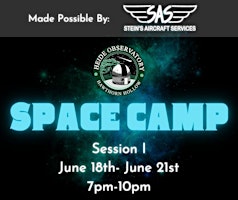 Imagem principal do evento Space Camp June 2024