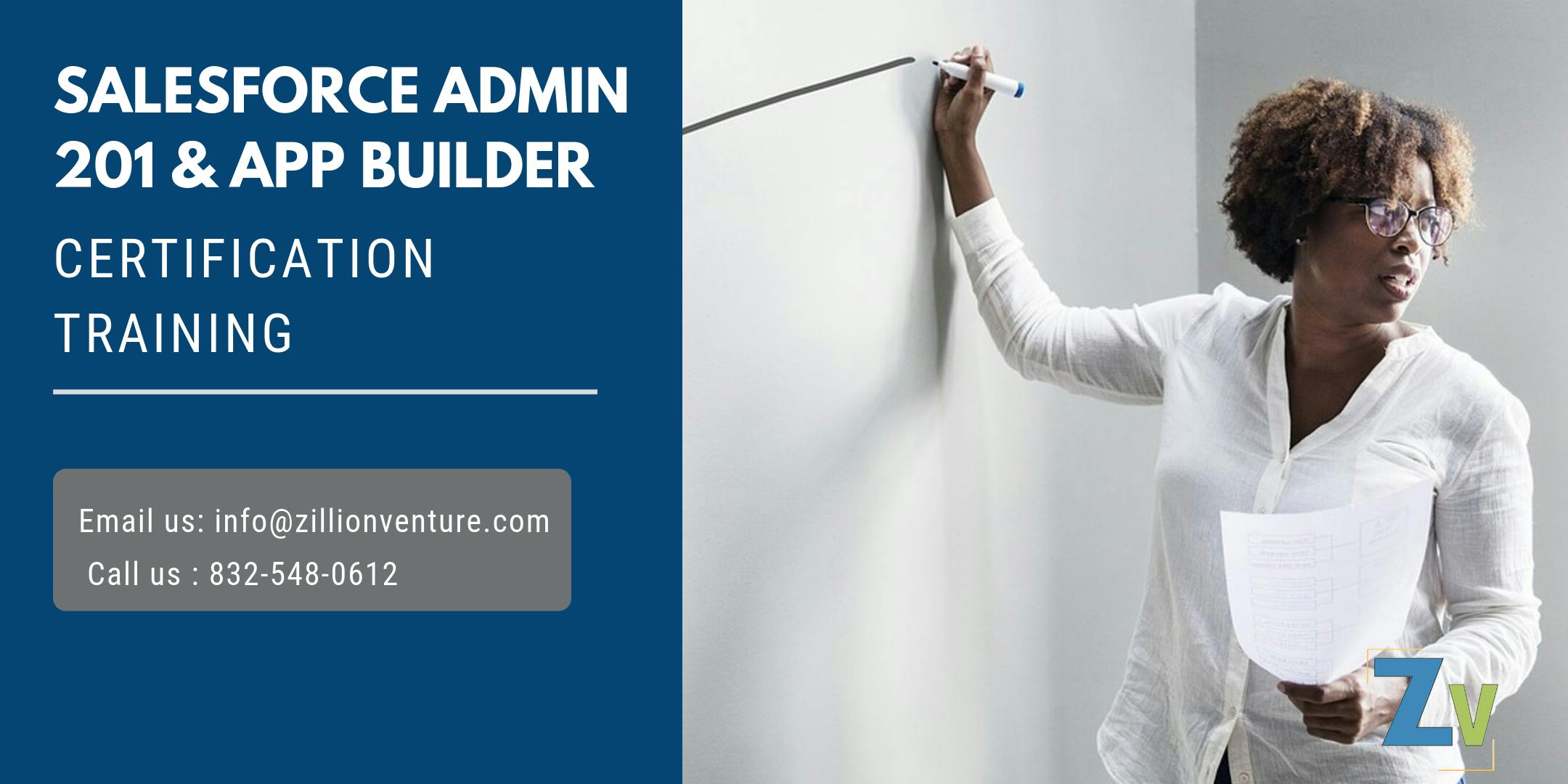 Salesforce Admin 201 & App Builder Certification Training in Boston, MA