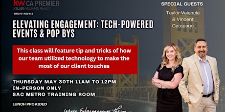 ELEVATING ENGAGEMENT: TECH-POWERED EVENTS & POP BYS