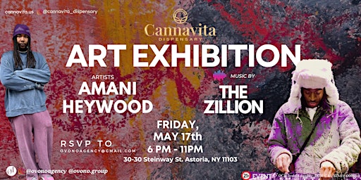 Primaire afbeelding van Art Exhibition + Live Painting + Music + Cannabis At CANNAVITA