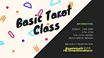 Imagen principal de Basic Tarot Class - June 23rd