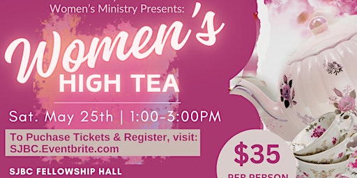 Imagem principal do evento Women's Ministry: High Tea