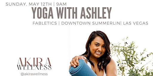 YOGA with Ashley @ Fabletics Downtown Summerlin primary image