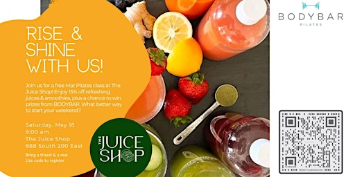 Rise & Shine with Us! BODYBAR Pilates x The Juice Shop primary image