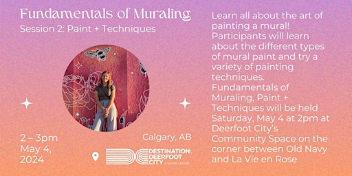 Imagem principal do evento Women-Led Workshops: Fundamentals of Muraling with Jessica Semenoff (2/4)