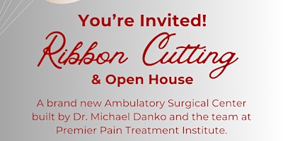 Primaire afbeelding van Premier Surgical Institute's Ribbon Cutting and Open House