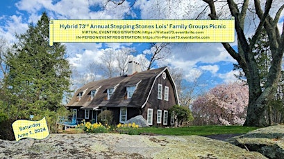 Virtual 73rd Annual Stepping Stones Lois Family Groups Picnic - Sat. 6/1/24