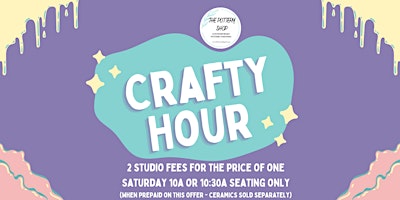 Primaire afbeelding van Crafty Hour at The Pottery Shop