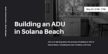 Building an ADU in Solana Beach