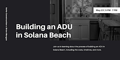 Primaire afbeelding van Building an ADU in Solana Beach