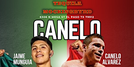 Canelo VS Munguia at Tequila Mockingbyrd