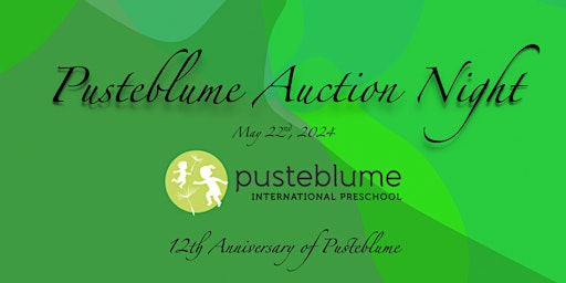 Imagem principal do evento Pusteblume Auction Night