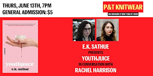 E.K. Sathue presents youthjuice, feat. Rachel Harrison primary image