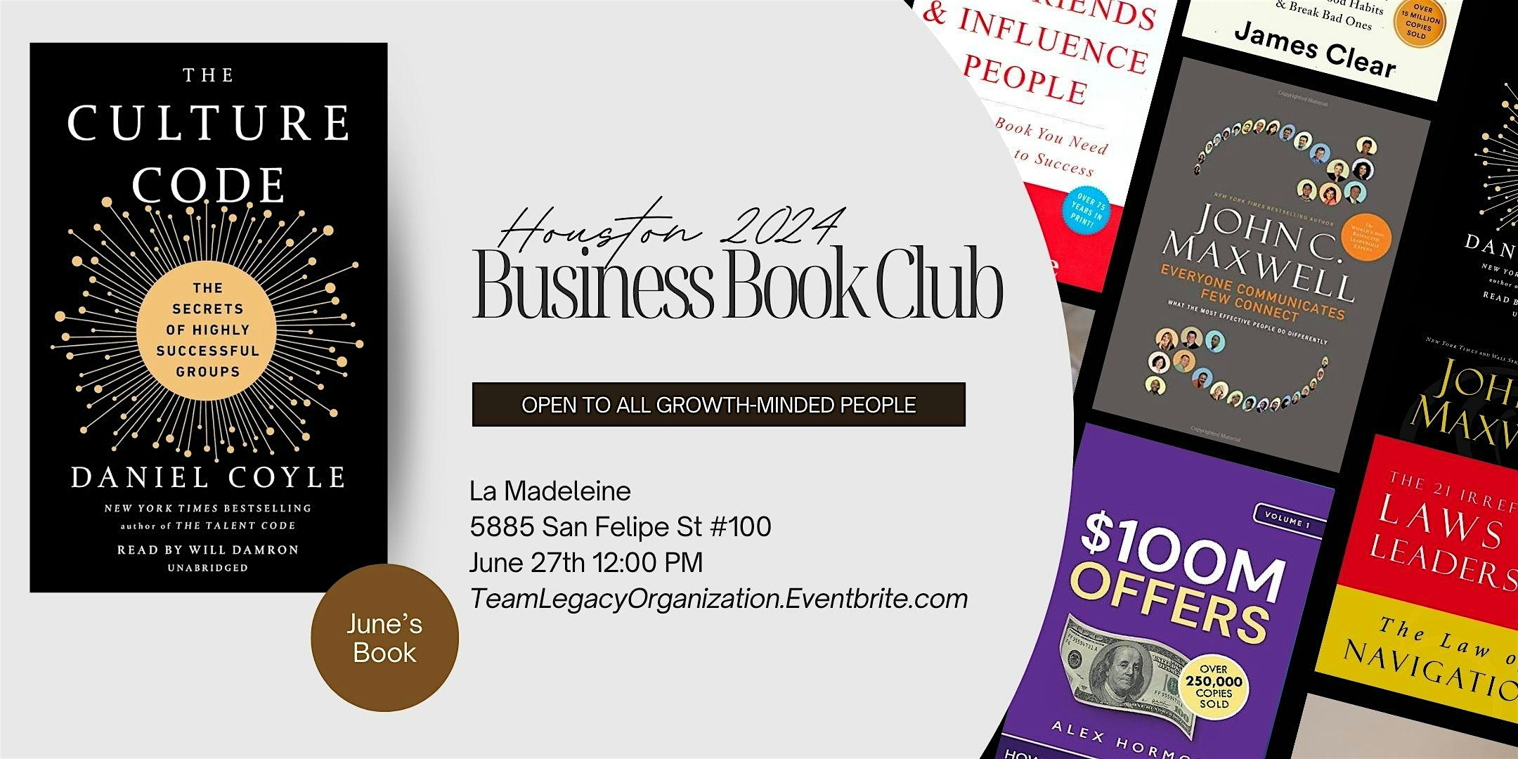 2024 Business Book Club ~ June