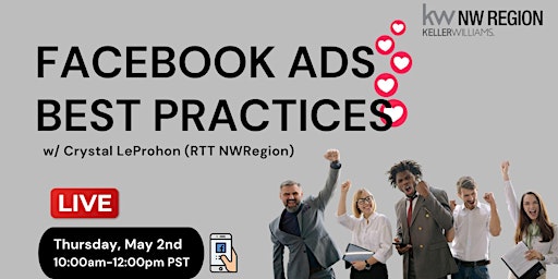 Hauptbild für Facebook Ads & Best Practices w/ Crystal LeProhon