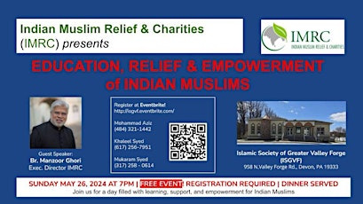 Education, Relief & Empowerment of Indian Muslims