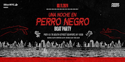 PERRO NEGRO Boat Party Latin & Reggaeton Yacht Cruise NYC primary image