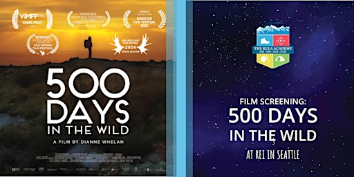 Film Screening: 500 Days in the Wild primary image