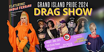 Imagem principal do evento Grand Island Pride 2024 Drag Show