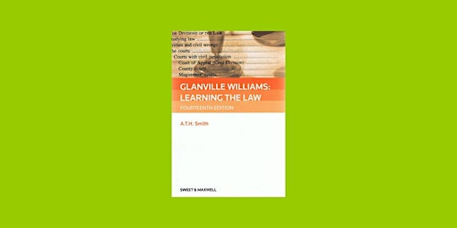 download [PDF] Glanville Williams: Learning the Law BY Glanville L. William primary image