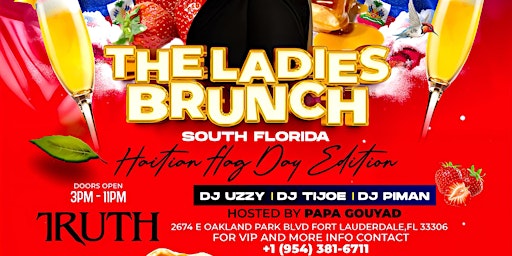 Image principale de The ladies brunch SoFlo May 19th feat. 5LAN  haitian flag day edition