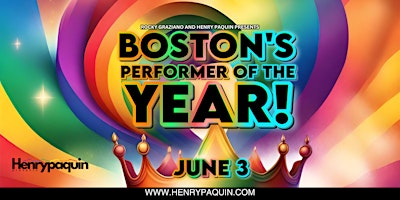Imagem principal do evento Boston's Performer of the Year!