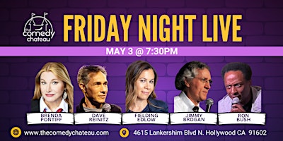 Imagen principal de Friday Night Live at The Comedy Chateau (5/3)