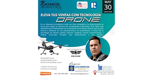 Imagem principal do evento ELEVA TUS VENTAS CON TECNOLOGIA DRONE