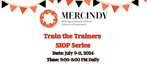 Imagem principal do evento MERCIndy: SIOP Train the Trainers PD Series