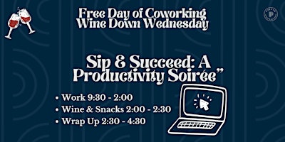 Free Coworking Day + Wine & Snacks primary image