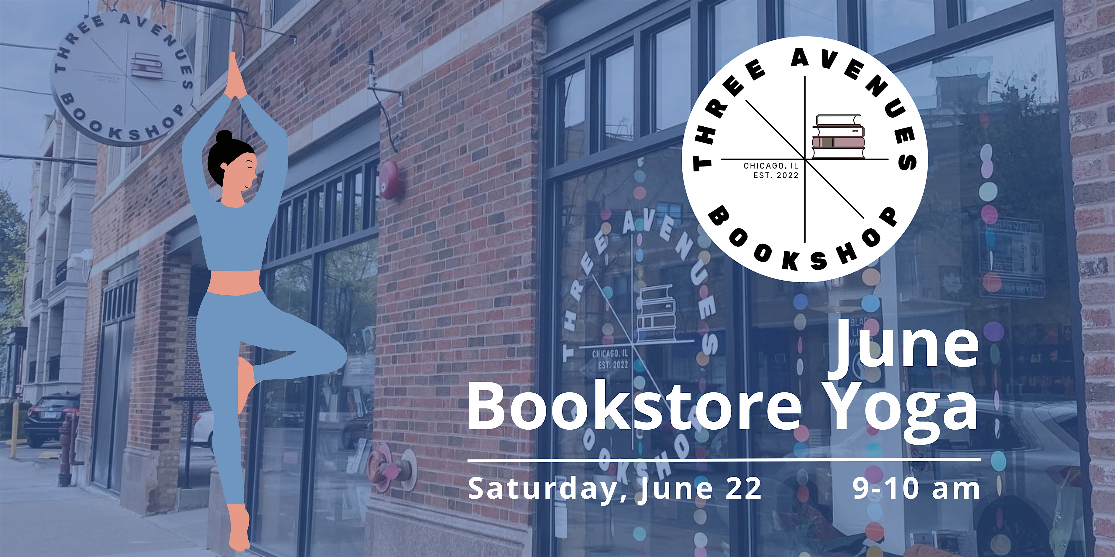 BYOMat Bookstore Yoga for June