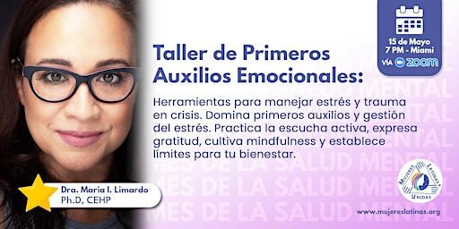 Hauptbild für Primeros Auxilios Emocionales: Herramientas para Manejar el Estrés