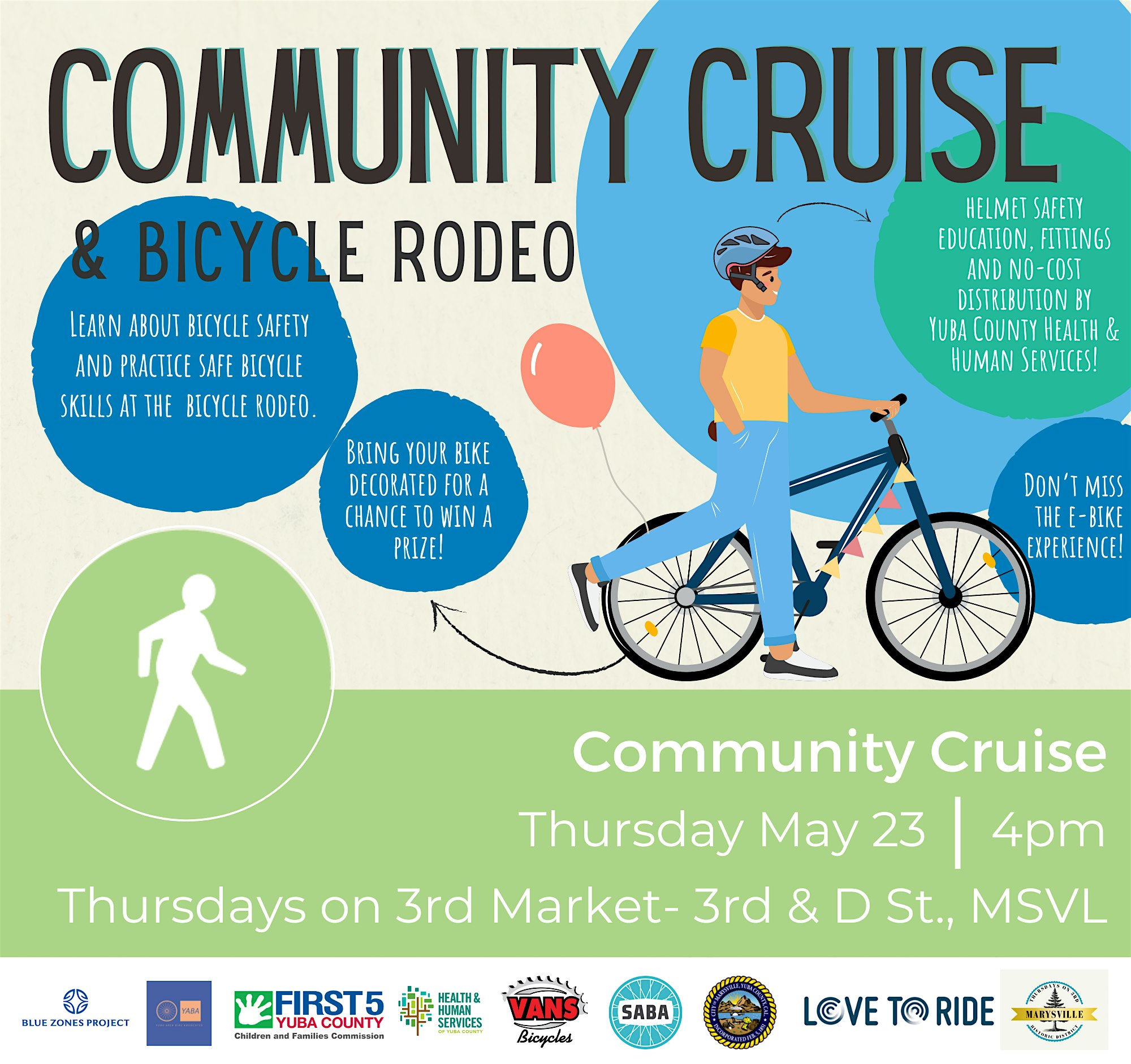 Blue Zones Project – Community Cruise & Bicycle Rodeo
