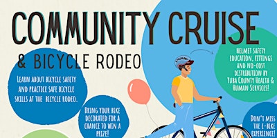 Primaire afbeelding van Blue Zones Project - Community Cruise & Bicycle Rodeo