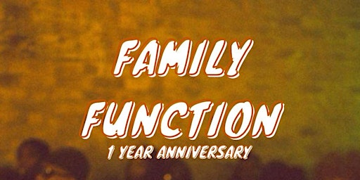 Primaire afbeelding van SocialClub Quebec Presents : Family Function 1 YEAR ANNIVERSARY