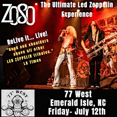 Back by popular demand! Zoso The Ultimate Led Zeppelin Experience