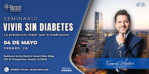 Imagen principal de Seminario  Vivir Sin Diabetes:La prevención mejor que la medicación, Oxnard