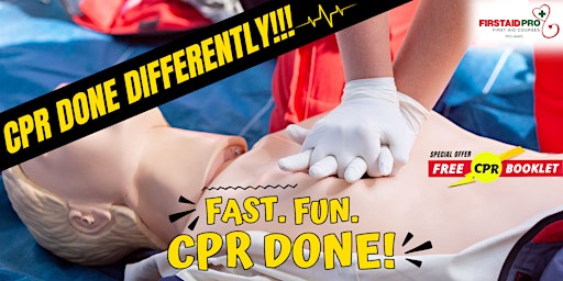 Imagem principal do evento CPR and First Aid Training Adelaide CBD - Plus Get a FREE CPR Booklet!