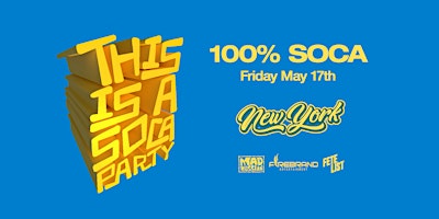 This is a SOCA Party - NYC  primärbild