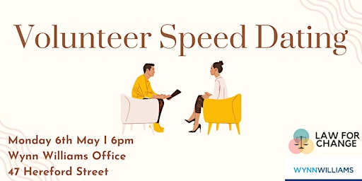 Imagem principal do evento Volunteer Speed Dating
