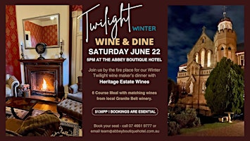 Imagem principal do evento Winter Twilight Wine & Dine
