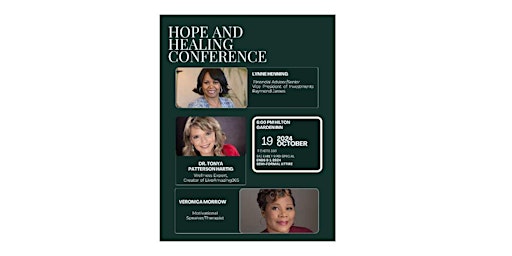 Image principale de Hope and Healing Conference 2024