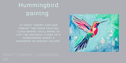 Primaire afbeelding van Hummingbird painting
