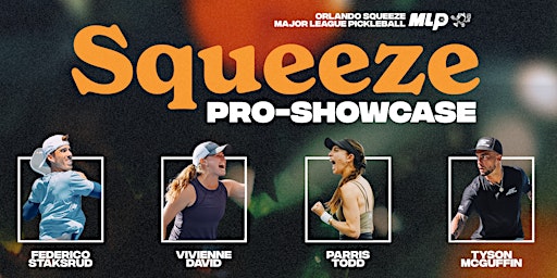 Image principale de Major League Pickleball's Orlando Squeeze Pro-Showcase